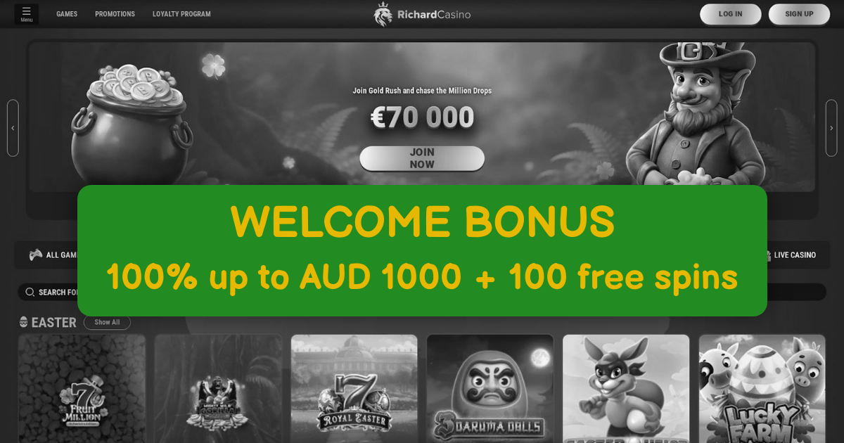 Richard Casino AU | No Deposit Bonus Codes & Free Spins
